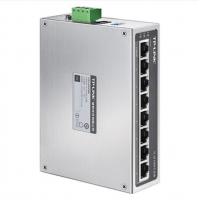 TP-LINK TL-SF1008工业级8口百兆网络交换机 防尘耐高温低温合金壳抗电磁干扰轨道导轨式12V/24V供电